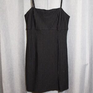 Pinstripe mini navy blue dress, size small, forever 21